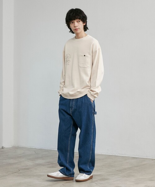 SMITH'S（スミス）の「SMITH’S（スミス）別注プリントポケットスウェット（スウェット・メンズ・グレー/ナチュラル/ダークグリーン・S/M/L/XL）」の21枚目の写真