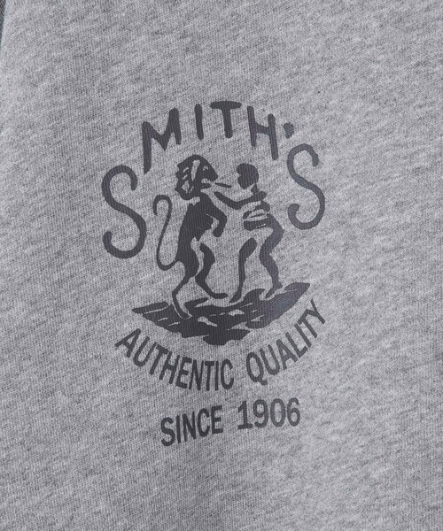 SMITH'S（スミス）の「SMITH’S（スミス）別注プリントポケットスウェット（スウェット・メンズ・グレー/ナチュラル/ダークグリーン・S/M/L/XL）」の10枚目の写真