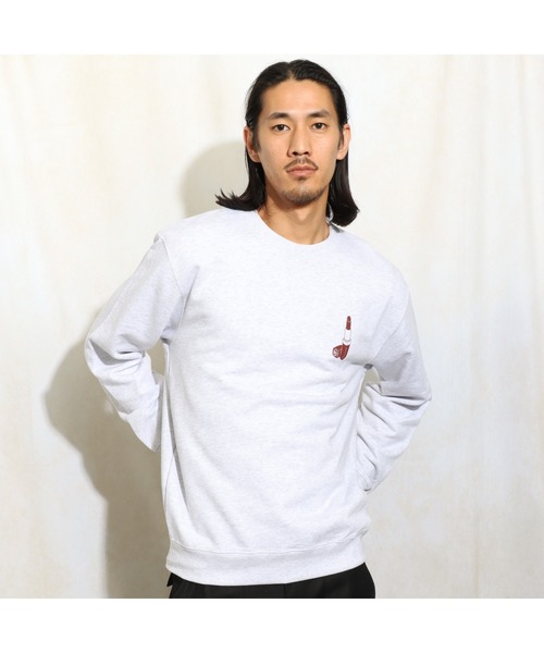 ROTAR（ローター）の「Peek in any time SWEAT（スウェット・メンズ・アッシュグレー/スミクロ/サンドベージュ・SMALL/MEDIUM/LARGE/X-LARGE）」の5枚目の写真