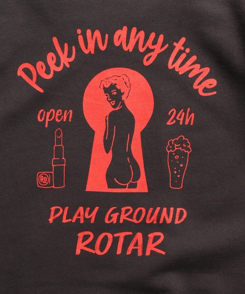 ROTAR（ローター）の「Peek in any time SWEAT（スウェット・メンズ・アッシュグレー/スミクロ/サンドベージュ・SMALL/MEDIUM/LARGE/X-LARGE）」の16枚目の写真