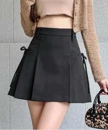 LADY LIKE（レディライク）の「ダブルリボンプリーツミニスカート（スカート）」