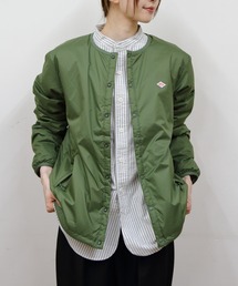 ダントン　カーキナイロンジャケット　サイズ38 セール】DANTON/ダントン コーチジャケット INSULATION COACH JACKET