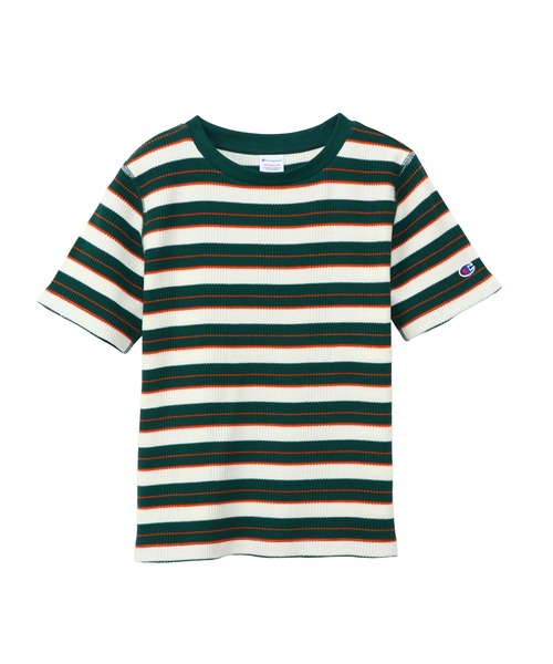 Champion ボーダーショートスリーブtシャツ バイカラー ３色 ショートスリーブボーダーTシャツ 24SS メンズカジュアル
