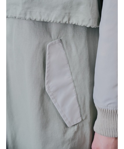 DOLLUPOOPS（ドールアップウップス）の「ミリタリーライク配色トレンチコート（トレンチコート・レディース・キャメル/カーキ・38）」の19枚目の写真