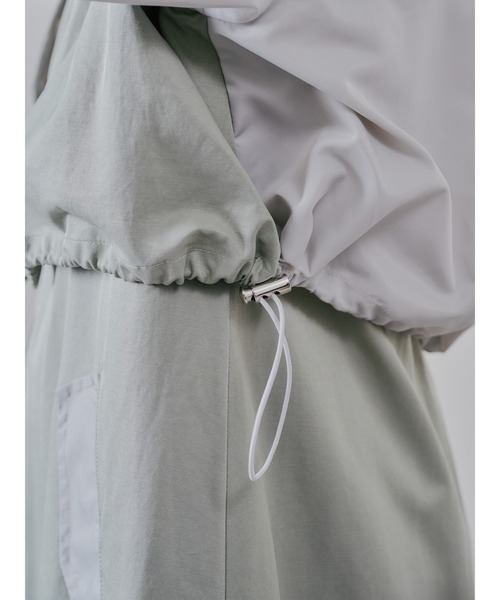 DOLLUPOOPS（ドールアップウップス）の「ミリタリーライク配色トレンチコート（トレンチコート・レディース・キャメル/カーキ・38）」の11枚目の写真