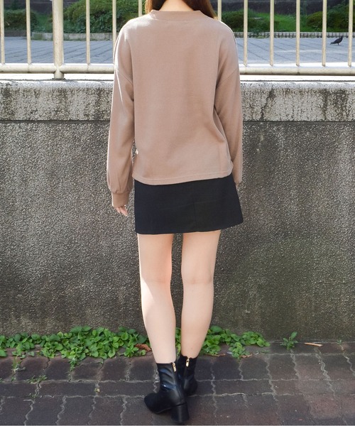 spiritoso(スピリトーゾ)の「【spiritoso】サーマルシンプル長袖カットソー(CP)(Tシャツ/カットソー・レディース・ベージュ/モカ/ブラック/カーキ・M)」の11枚目の写真