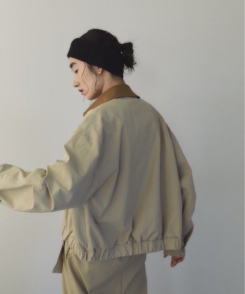 DRWCYS（ドロシーズ）の「ボリュームスリーブワークジャケット（その他アウター・レディース・ベージュ/ネイビー・FREE）」の5枚目の写真