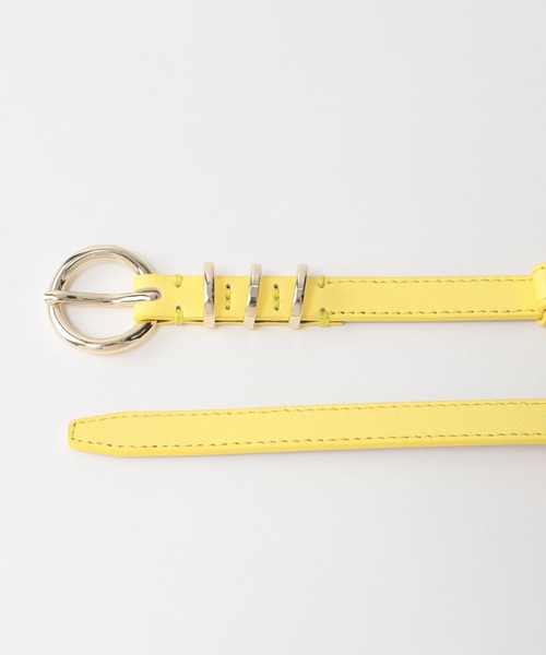 Three Four Time(スリーフォータイム)の「牛革スライドベルト(ベルト・レディース・ブラック・FREE)」の5枚目の写真