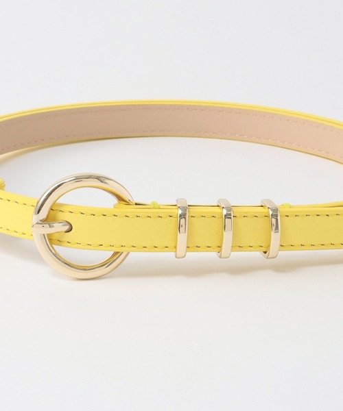 Three Four Time(スリーフォータイム)の「牛革スライドベルト(ベルト・レディース・ブラック・FREE)」の6枚目の写真