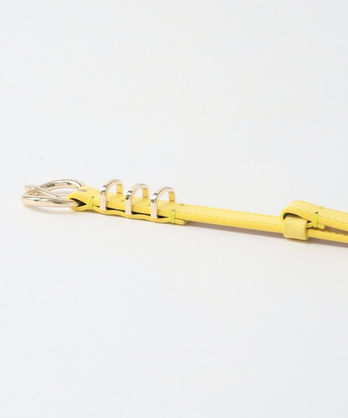 Three Four Time(スリーフォータイム)の「牛革スライドベルト(ベルト・レディース・ブラック・FREE)」の7枚目の写真