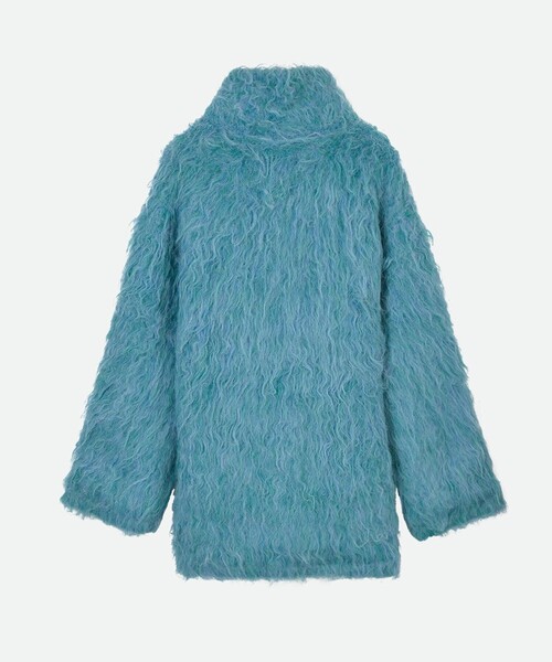 NOUNLESS/ナウンレス】BIG COLLAR KNIT FUR JACKET（ブルゾン 