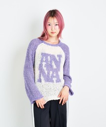 ニット セーター ANNA SUI NYC アシメトリーニットプルオーバー レディース ニット セーター ANNA SUI NYC アシメトリーニットプルオーバー