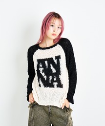 ニット セーター ANNA SUI NYC アシメトリーニットプルオーバー レディース アシメトリーニットプルオーバー – ANNA SUI NYC