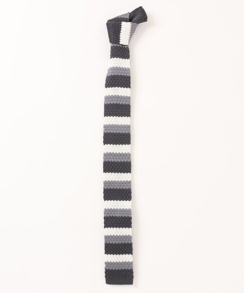 Port（ポート）の「【 IMARI / イマリ 】 ボーダー ニット ネクタイ #_（ネクタイ・レディース・ブラウン/レッド/ブラック/グレー/ブルー/アイボリー・FREE）」の19枚目の写真