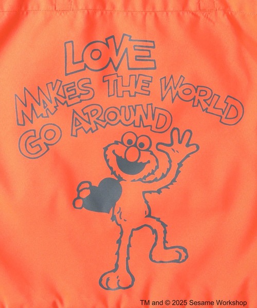 Right-on（ライトオン）の「【SESAME STREET】プリントトートバッグ（トートバッグ・レディース・イエロー/オレンジ/カーキブラウン/ブラック/グレー/レッド・ONE SIZE）」の15枚目の写真