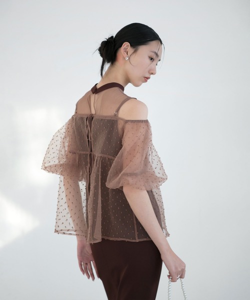 セール】【LEJA】レースドットビスチェセットアップIラインドレス