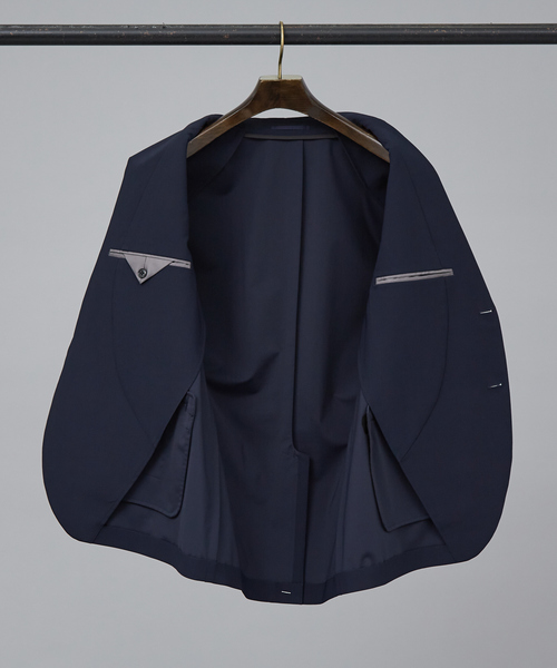 ABAHOUSE（アバハウス）の「【セットアップ対応/FLEX JACKET】360°ストレッチ COOLMOTION ジャケット / オリジナルカラー（セットアップ・メンズ・ネイビー/ベージュ・48/46/44/50）」の22枚目の写真
