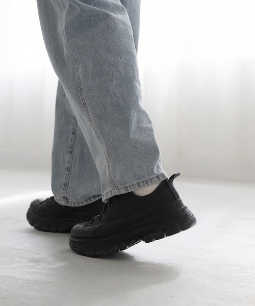 美品 限定 デニム コンバース トレックウエーブ 厚底 トレックウェーブ CONVERSE 新品 コンバース ALL STAR TREKWAVE HI オールスター