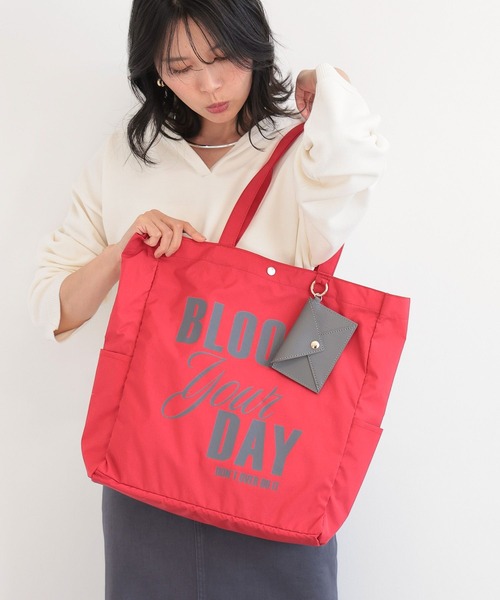 BARNYARDSTORM（バンヤードストーム）の「BARNYARDSTORM / Broom your dayトート（トートバッグ・レディース・グリーン/レッド/レオパード/ベージュ/イエロー/ブラック/ライトブルー/ゼブラ・FREE）」の17枚目の写真