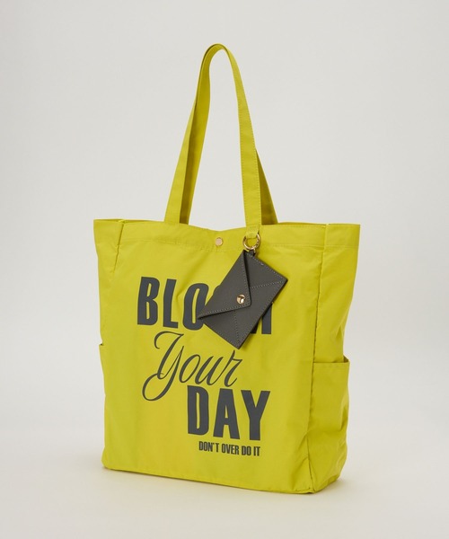 BARNYARDSTORM（バンヤードストーム）の「BARNYARDSTORM / Broom your dayトート（トートバッグ・レディース・グリーン/レッド/レオパード/ベージュ/イエロー/ブラック/ライトブルー/ゼブラ・FREE）」の18枚目の写真