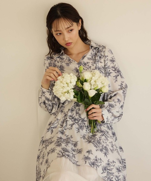 アシンメトリーシャツワンピース（ワンピース）｜fifth（フィフス）の