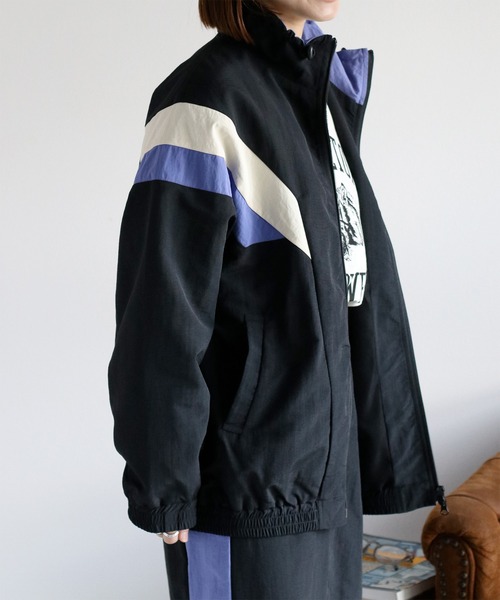 cepo（セポ）の「〈セットアップ可能〉グログラングラデーションナイロンブルゾン（ブルゾン・レディース・ブラック/オフホワイト・M）」の11枚目の写真