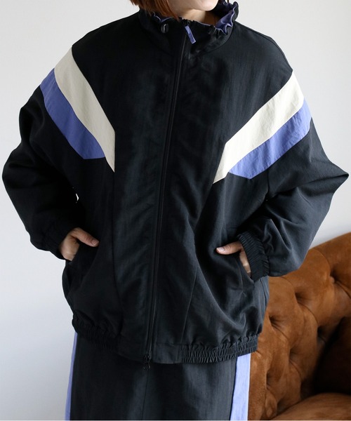 cepo（セポ）の「〈セットアップ可能〉グログラングラデーションナイロンブルゾン（ブルゾン・レディース・ブラック/オフホワイト・M）」の14枚目の写真