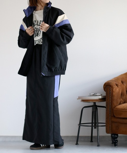 cepo（セポ）の「〈セットアップ可能〉グログラングラデーションナイロンブルゾン（ブルゾン・レディース・ブラック/オフホワイト・M）」の15枚目の写真