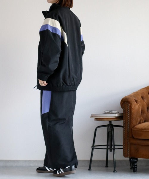 cepo（セポ）の「〈セットアップ可能〉グログラングラデーションナイロンブルゾン（ブルゾン・レディース・ブラック/オフホワイト・M）」の16枚目の写真