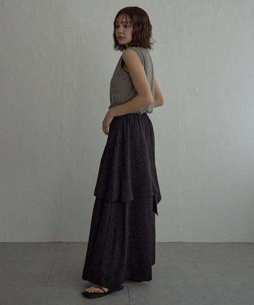 notch.（ノッチ）の「【sweet web掲載】アシメティアードスカート（スカート・レディース・ブラック/ブルー/チェック・M/TM）」の16枚目の写真