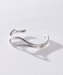 un dix cors | カーブメタルブレスレット(ブレスレット)