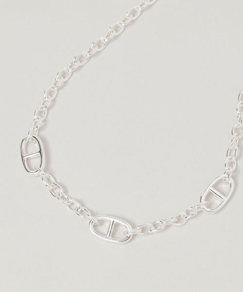 RAGEBLUE（レイジブルー）の「ビットパーツ/オーバーチェーンネックレス（ネックレス・メンズ・その他1/ホワイト・FREE）」の14枚目の写真