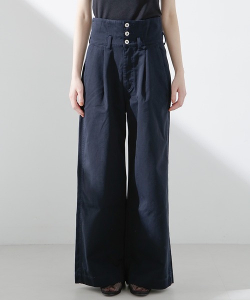 NANO universe(ナノユニバース)の「コルセットバギーチノパンツ(チノパンツ・レディース・ベージュ/ネイビー・S/M)」の19枚目の写真