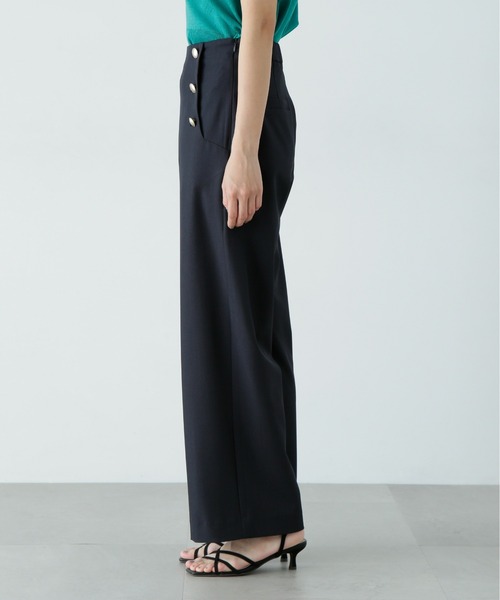 N.(N. Natural Beauty Basic)(エヌエヌナチュラルビューティーベーシック)の「マリンワイドパンツ(その他パンツ・レディース・ネイビー/ベージュ・MEDIUM/SMALL)」の20枚目の写真