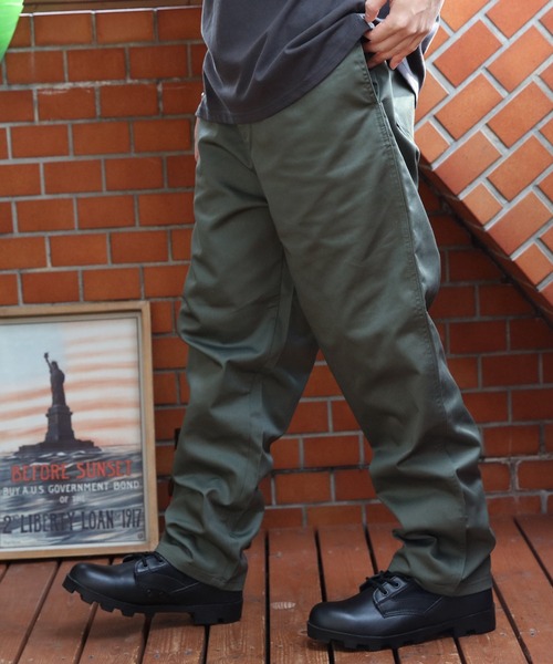 ８(eight)（エイト）の「シェフパンツ（チノパンツ・メンズ・ブラック/カーキ/ブラック系その他/ネイビー/ベージュ/ブルー系その他・SMALL/MEDIUM/LARGE/X-LARGE）」の4枚目の写真