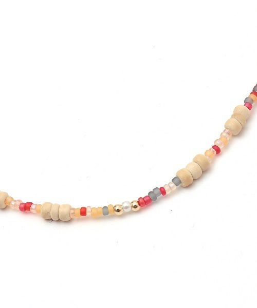 チチカカ（チチカカ）の「ココナッツ＆ビーズネックレス（ネックレス・レディース・ベージュ/ブラウン・FREE）」の7枚目の写真