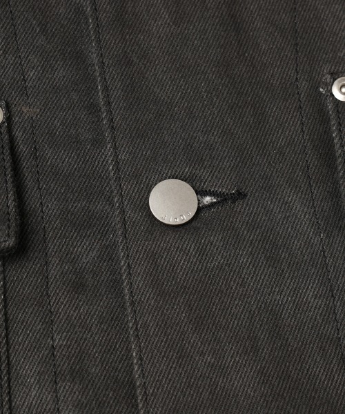 Jieda（ジエダ）の「LEATHER COLLAR FADE COVERALL（カバーオール・メンズ・ブラック/ベージュ/カーキ・1/2）」の22枚目の写真