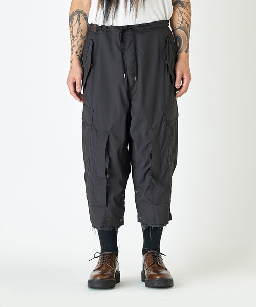 DIET BUTCHER（ダイエットブッチャー）の「DIET BUTCHER/ダイエットブッチャー  Cropped cargo pants カーゴパンツ（カーゴパンツ・メンズ・アッシュ/ホワイト/ブラック系1/ブラック系2・2/1）」の8枚目の写真