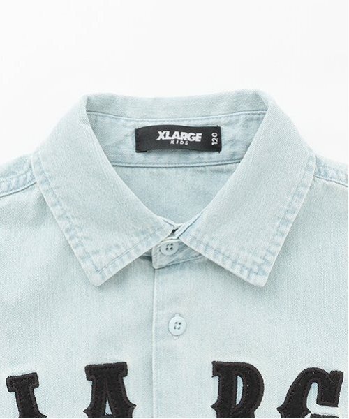 XLARGE KIDS(エクストララージキッズ)の「ロゴ&OGゴリラヴィンテージライク長袖シャツ(シャツ/ブラウス・キッズ・ホワイト/ピンク・140cm/100cm/120cm/90cm/130cm/110cm)」の8枚目の写真