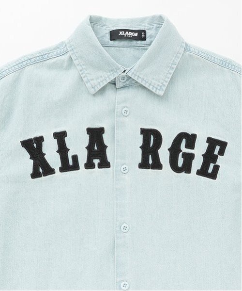 XLARGE KIDS(エクストララージキッズ)の「ロゴ&OGゴリラヴィンテージライク長袖シャツ(シャツ/ブラウス・キッズ・ホワイト/ピンク・140cm/100cm/120cm/90cm/130cm/110cm)」の7枚目の写真