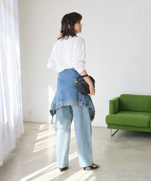 カットジョーゼットライトプルオーバー（Tシャツ/カットソー）｜RIVE