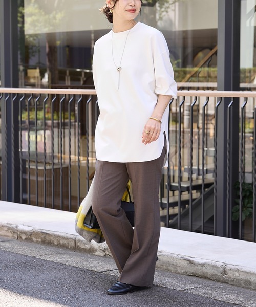 カットジョーゼットライトプルオーバー（Tシャツ/カットソー）｜RIVE