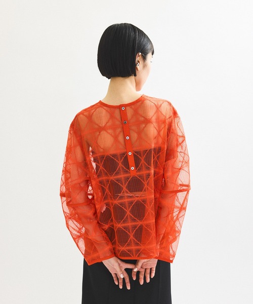 セール】スクエアレースプルオーバー（Tシャツ/カットソー