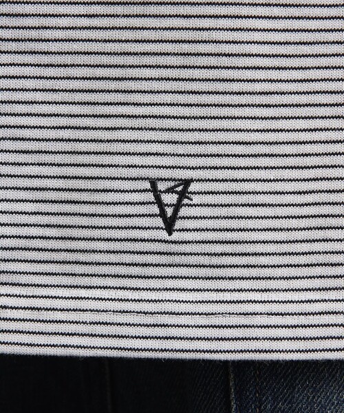 MONKEY TIME(モンキータイム)の「<VATANLOOP × monkey time> オーガニック ボーダー Tシャツ(Tシャツ/カットソー・メンズ・ダークグレー/ホワイト/ブラック・XL/L/M/S)」の11枚目の写真