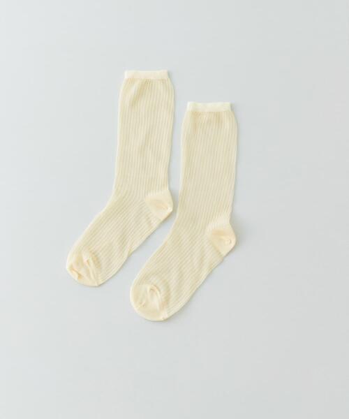 RODE SKO（ロデスコ）の「PIEDI NUDI　HARINUKI HIGH SOCKS（ソックス/靴下・レディース・ブルー/ホワイト系その他/ネイビー・-）」の2枚目の写真