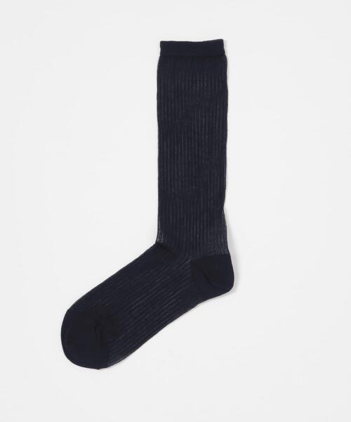 RODE SKO（ロデスコ）の「PIEDI NUDI　HARINUKI HIGH SOCKS（ソックス/靴下・レディース・ブルー/ホワイト系その他/ネイビー・-）」の7枚目の写真