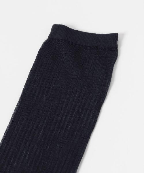 RODE SKO（ロデスコ）の「PIEDI NUDI　HARINUKI HIGH SOCKS（ソックス/靴下・レディース・ブルー/ホワイト系その他/ネイビー・-）」の8枚目の写真
