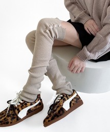 UP START | 【LAMPOON】リブニーハイレッグウォーマー(レッグウォーマー)