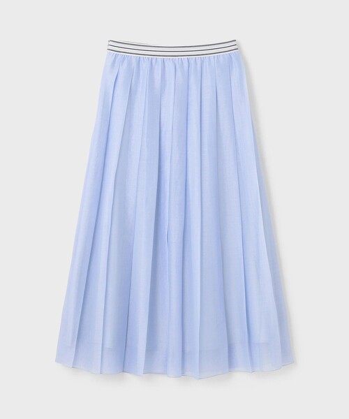 Diagram（ダイアグラム）の「マットシアープリーツスカート（スカート・レディース・ブルー/ホワイト・36/38）」の9枚目の写真