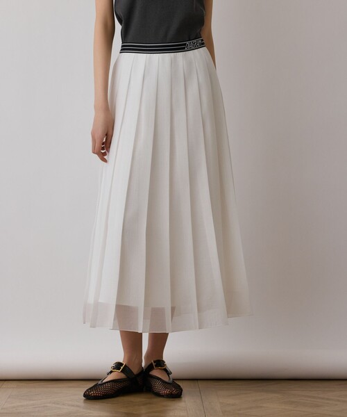 Diagram（ダイアグラム）の「マットシアープリーツスカート（スカート・レディース・ブルー/ホワイト・36/38）」の11枚目の写真